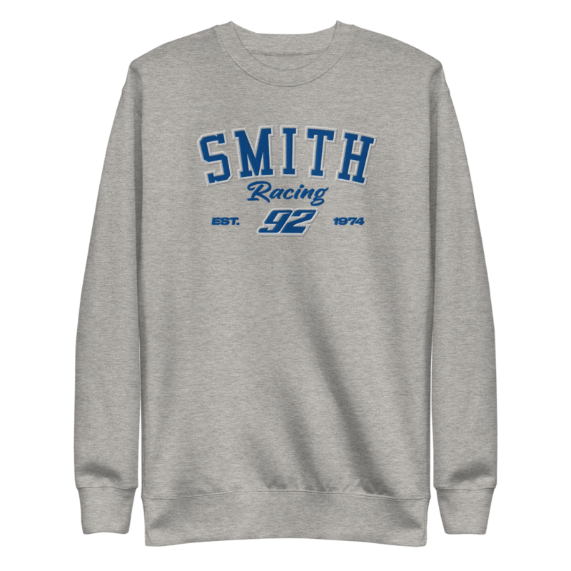 Embroidered Smith Racing Unisex Premium Sweatshirt